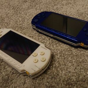 PSP 1000本体(ジャンク品) 白・青2台セット