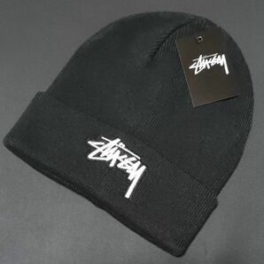 Stussy ステューシー ニット帽 スノーボード 黒 ブラック
