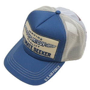 (トイズマッコイ) TOYS McCOY キャップ メッシュキャップ カンパニーロゴ CAPT McCOY TMA2316 帽子 SAX/GRY 新品