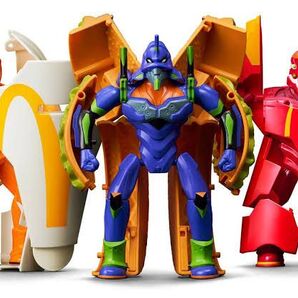 エヴァンゲリオン フィギュア マクドナルド マック エヴァ コラボ 零号機 SMP スーパーミニプラ 百獣合体