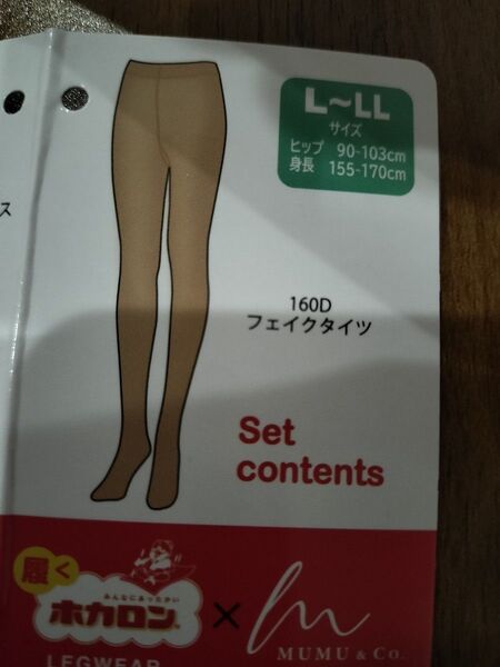 160デニールタイツ L LL レギンス ストッキング ベージュ 靴下 フェイクタイツ ホカロン靴下 ルームソックス 防寒具