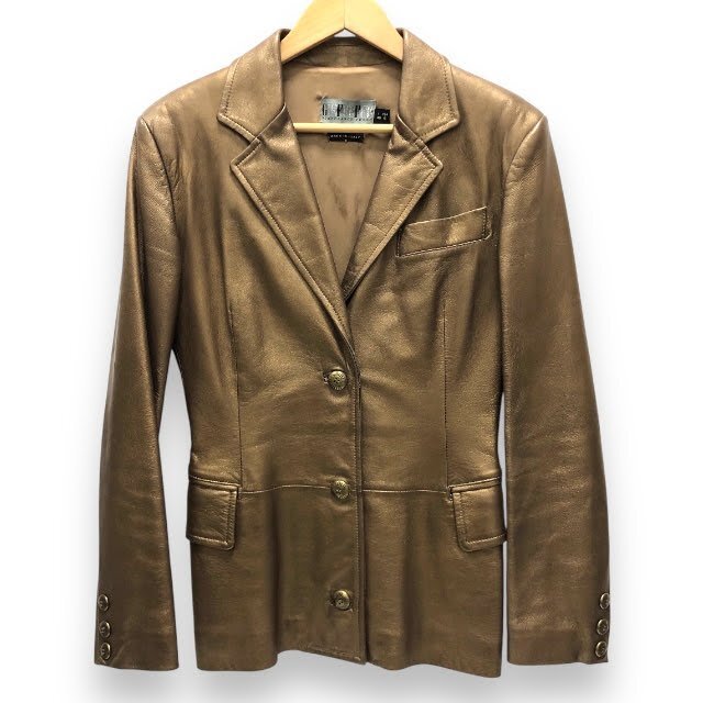 ▼【GIANFRANCO FERRE】ジャンフランコ フェレ シープレザー ジャケット イタリア サイズ40 女性用 レディース RA7491