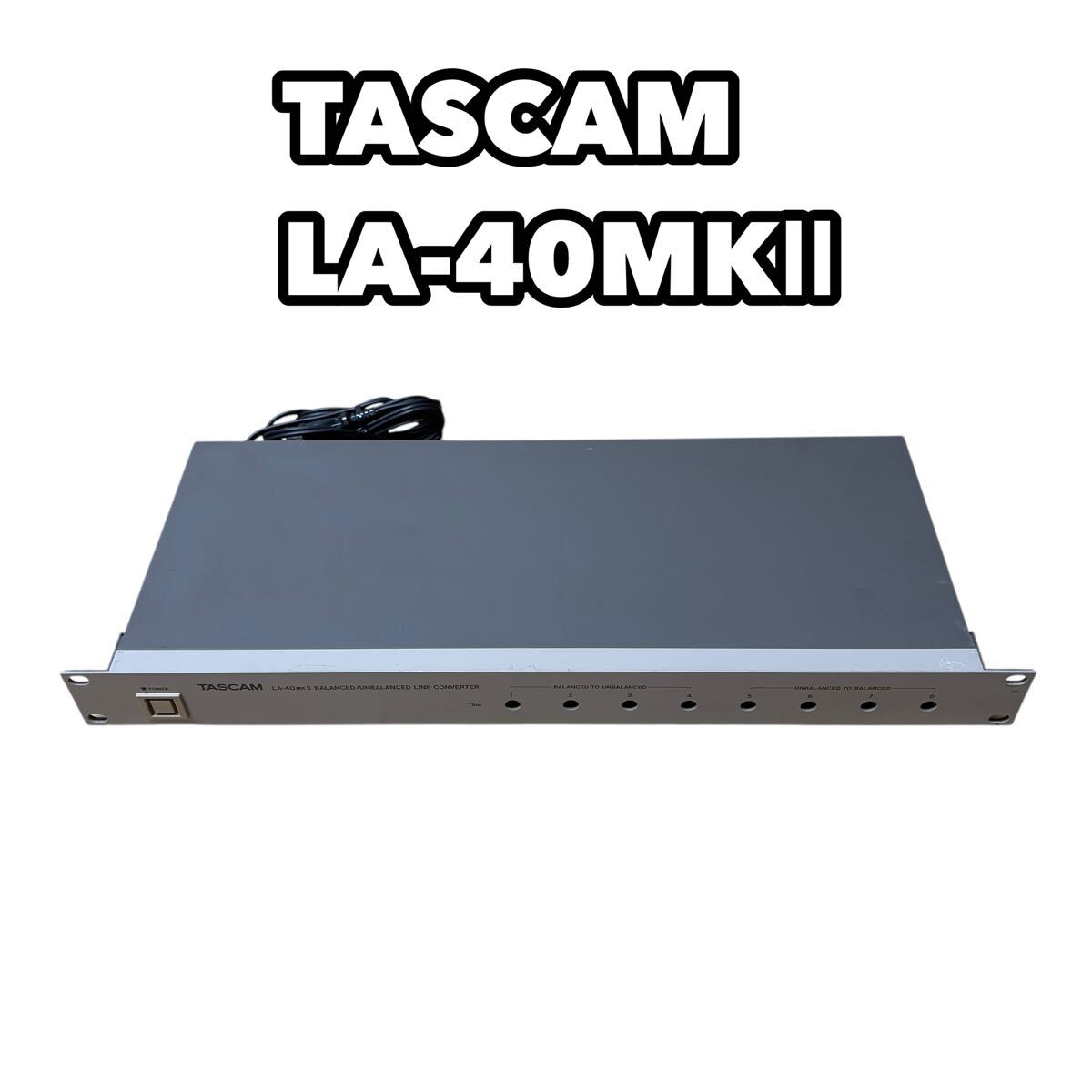 Yahoo!オークション -「tascam la-40」の落札相場・落札価格 Yahoo!オークション -「tascam la-40」の落札相場・落札価格
