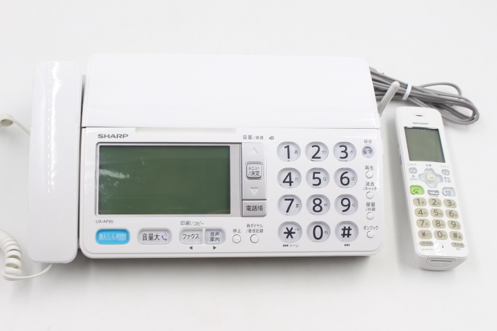 Amazon | シャープ デジタルコードレスFAX 子機1台付き 1.9GHz DECT準拠方式 UX-900CL | シャープ(SHARP) |  FAX本体