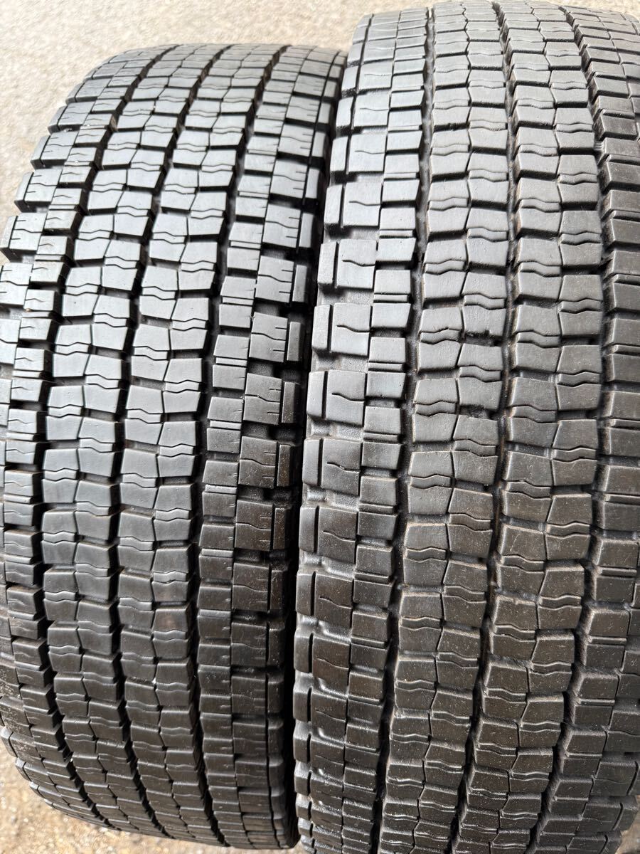225/80R17.5 123/122 ダンロップ SP001 スタッドレス 2018年製 11ミリ ２本セット