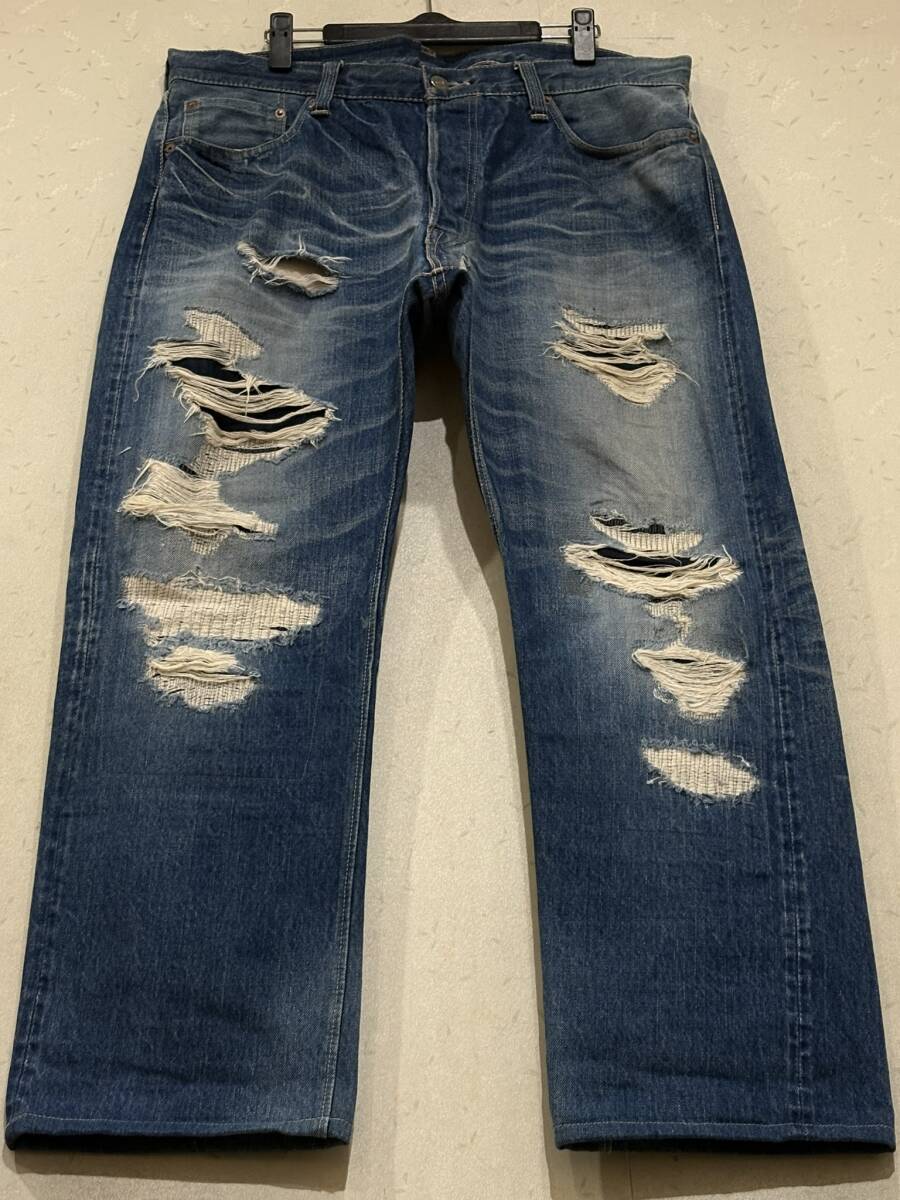 * Toyo Enterprises SUGAR CANE Sugar Cane LOT501 повреждение & ремонт обработка cell bichi long Star Denim брюки индиго 36 BJBE.A