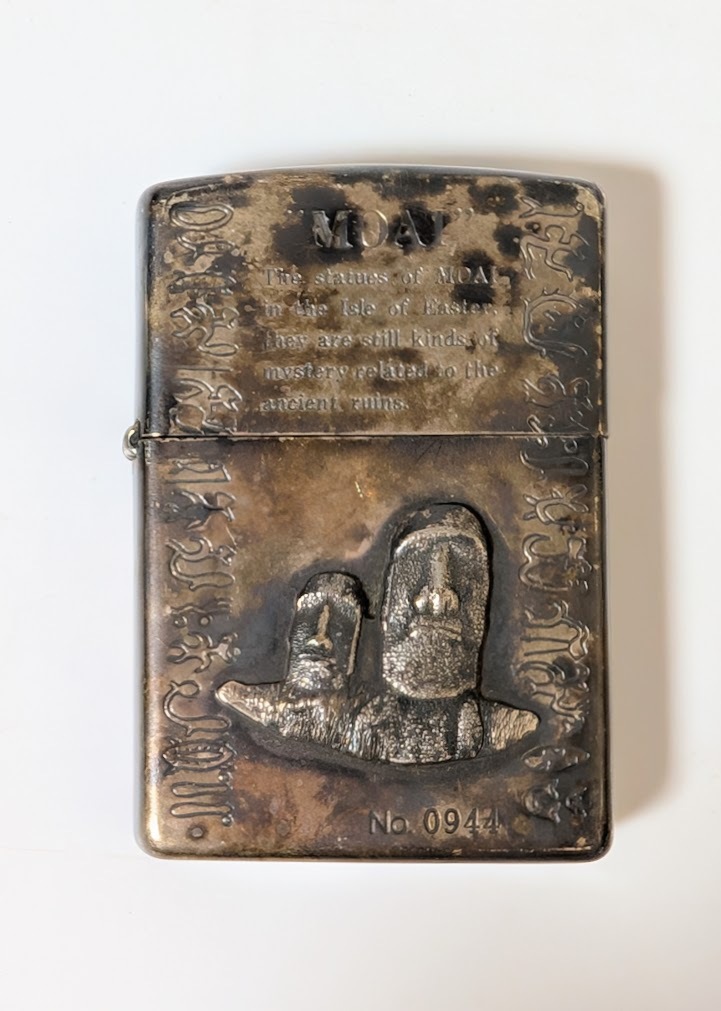 Zippo ジッポー 絶版・1995年製造 MOAI モアイ 特別限定品