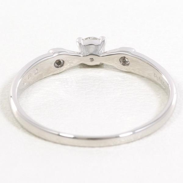 PT900 リング 指輪 11.5号 ダイヤ 0.10 0.02 総重量約2.2g 中古 美品 送料無料☆0202 PT900 リング 指輪 11.5号 ダイヤ 0.10 0.02 総重量約2.2g 中古 美品 送料無料☆0202