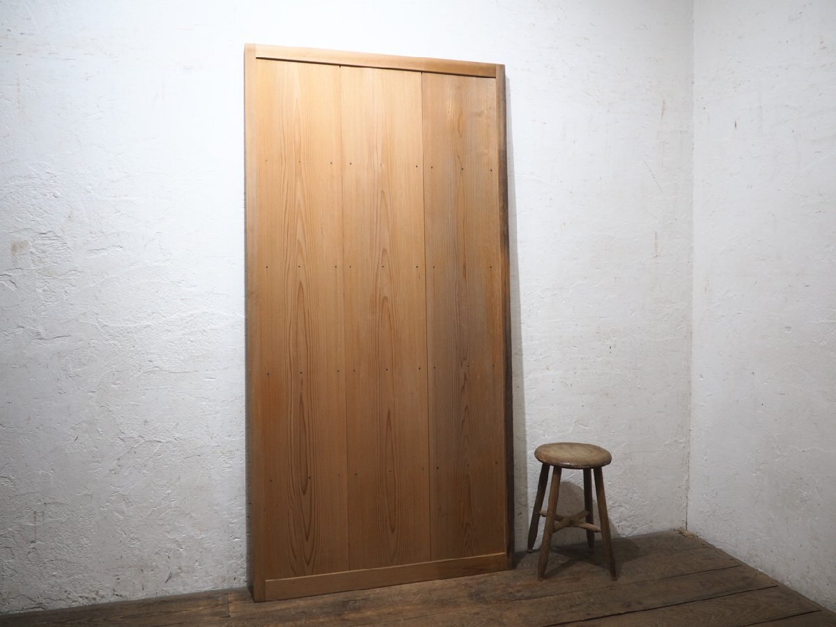 タF0604◇【H167cm×W45cm】×2枚◇アンティーク◇素朴な杉材の