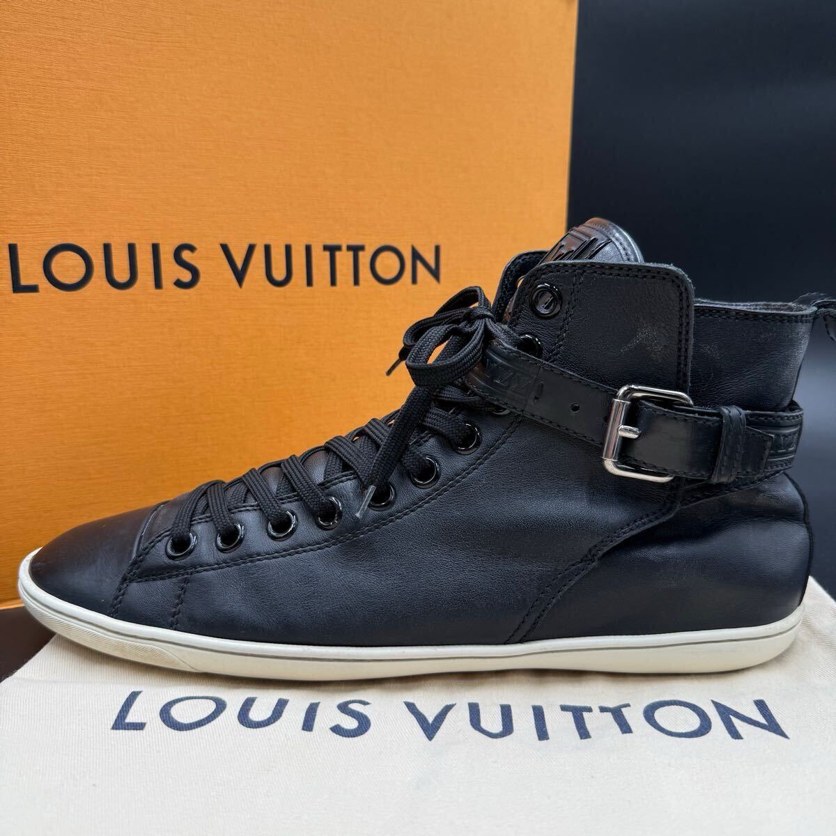 Louis Vuitton / ヴィトン バイカラー ミドルカット 牛革 ブラウン 茶 ハイカットスニーカー メンズ | BRANDING