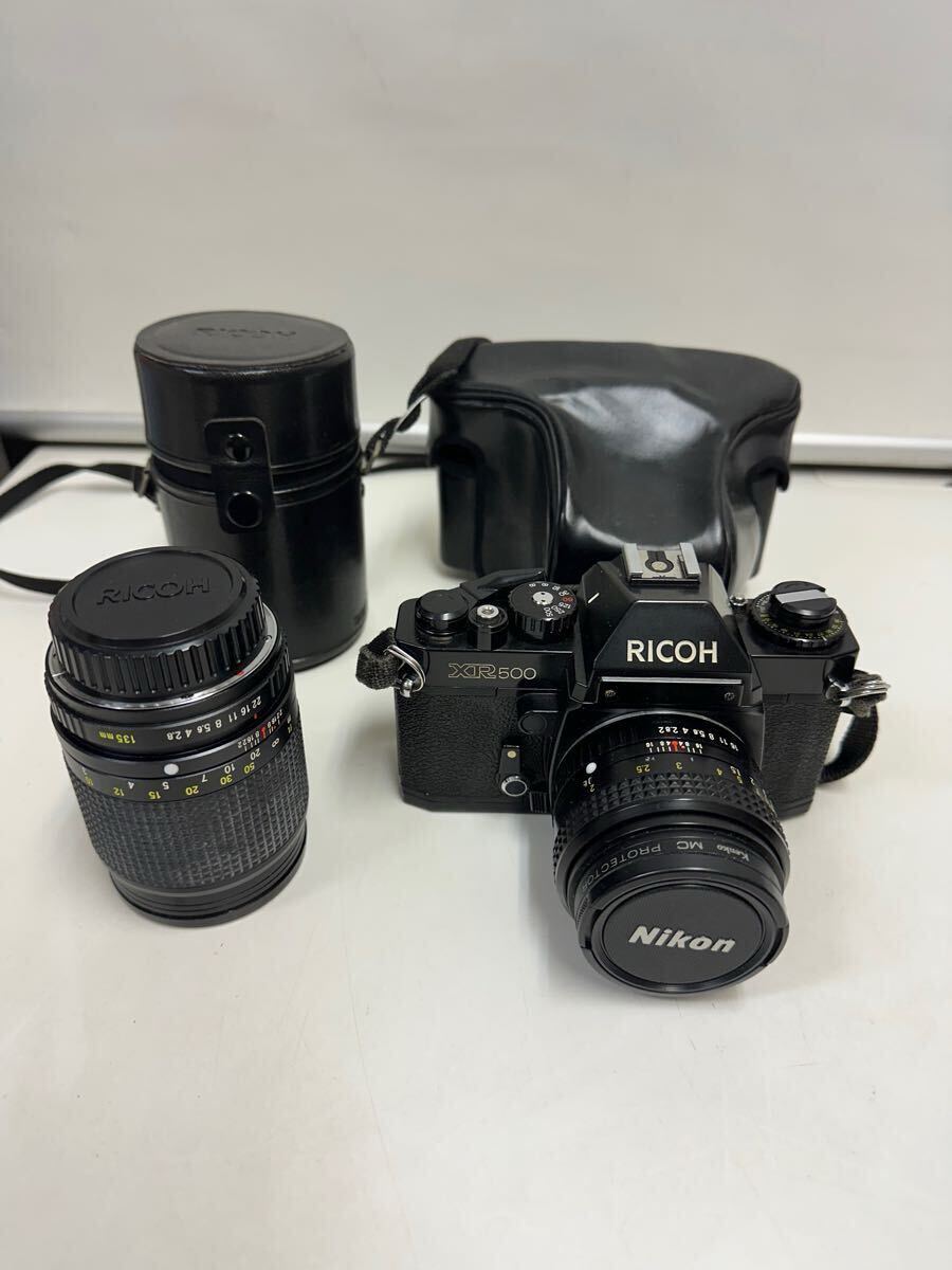 RICOH XR500、COSINA 135ミリ1:2.8 セット