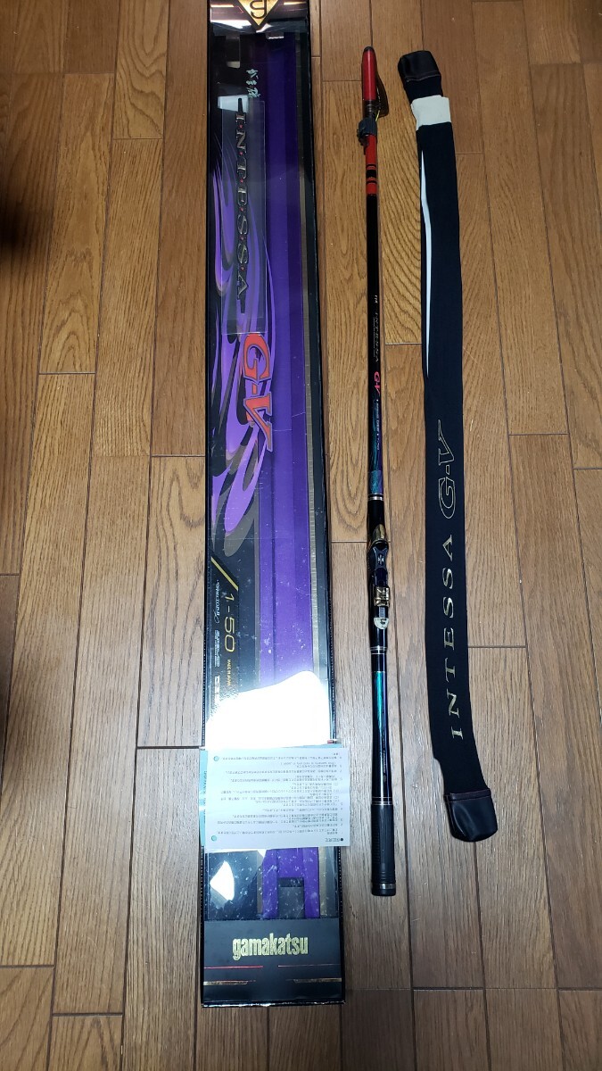 がまかつ名竿 磯竿 がま磯HHシルバー1号5.6m 中古のお品です