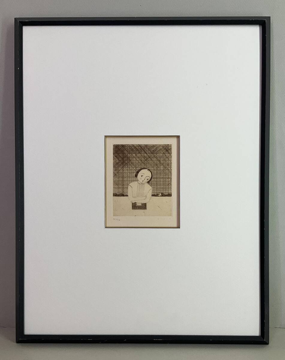 Yahoo!オークション -「有元利夫」(銅版画、エッチング) (版画 Yahoo!オークション -「有元利夫」(銅版画、エッチング) (版画