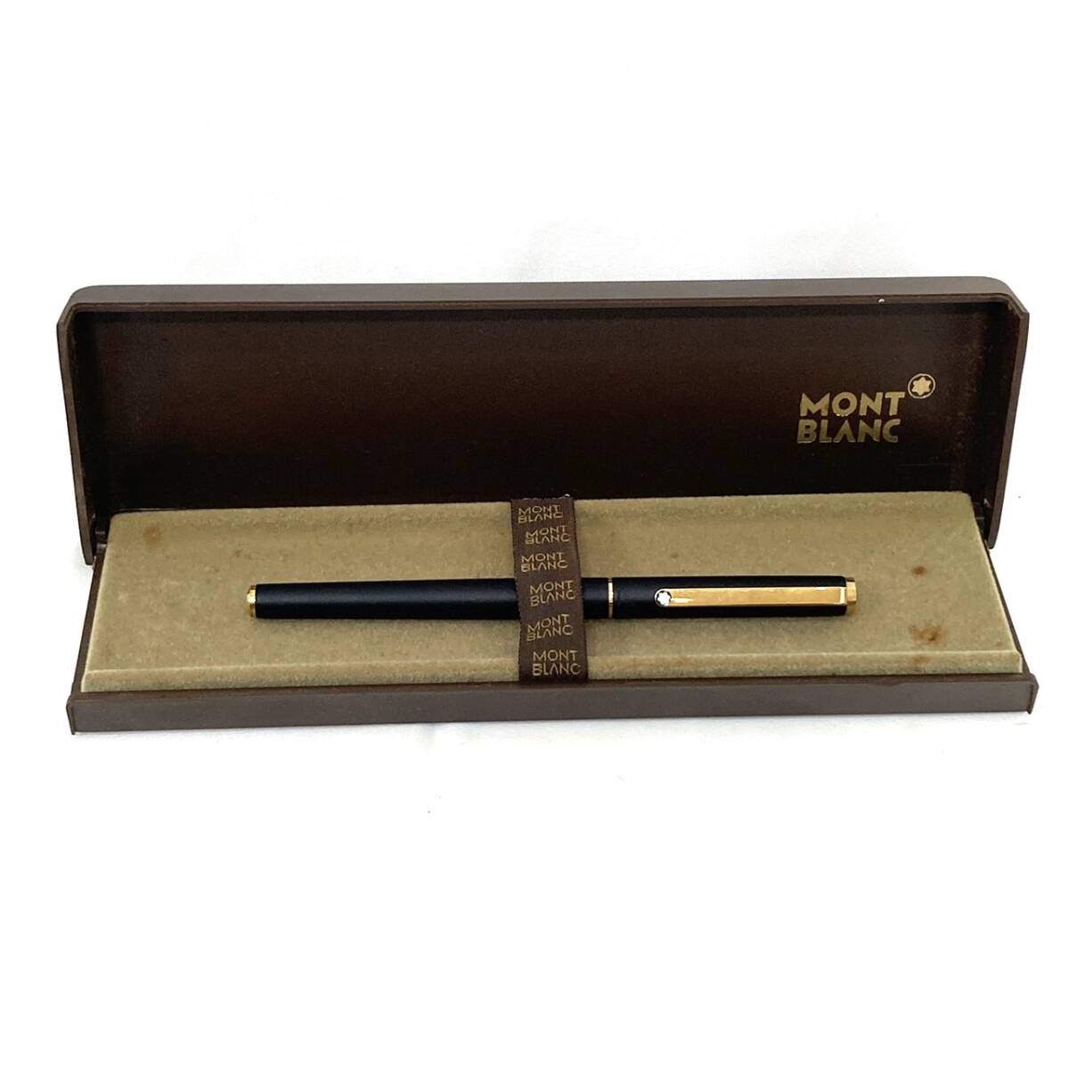 モンブラン（MONTBLANC）万年筆 スリムライン ペンケース付 箱入未使用品 モンブラン万年筆 スリムライン 18K 750ケース付き - メルカリ
