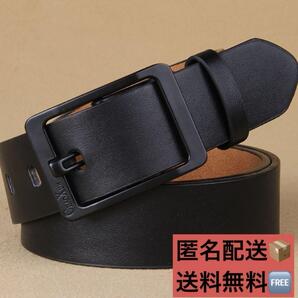 ベルト カジュアル ブラック ゴルフ ビジネス 留め具黒 メンズ