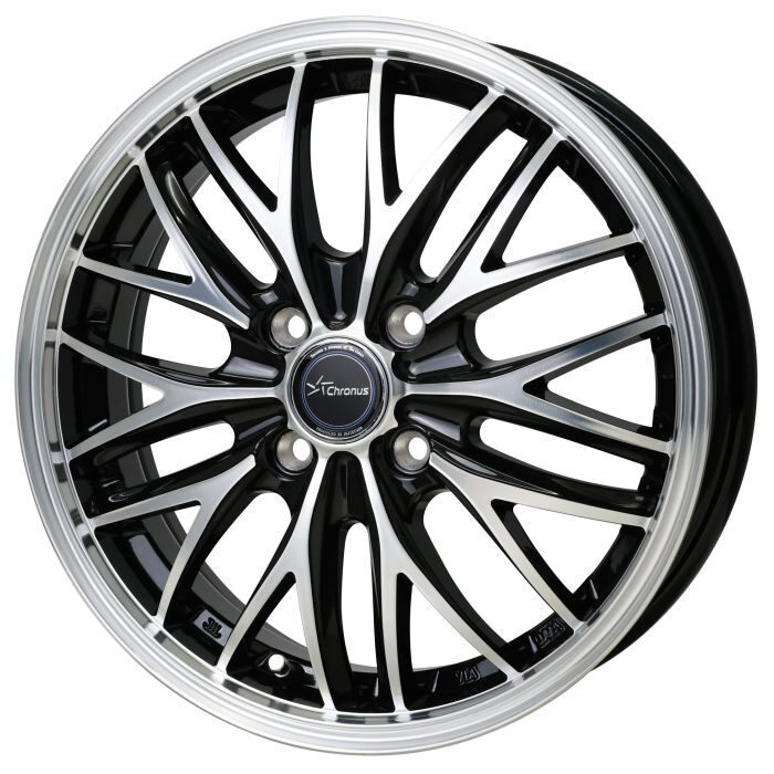 TOYO PROXES CF3 165/60R14 Chronus CH-113 メタリックブラックポリッシュ 14インチ 4.5J+45 4H-100 4本セット