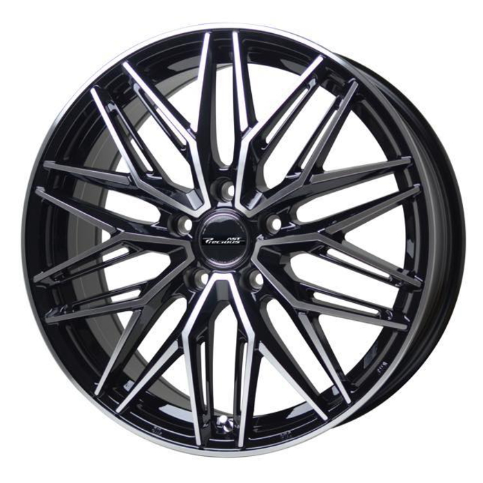 YOKOHAMA GEOLANDAR CV G058 225/65R18 Precious AST M3 ブラックポリッシュ 18インチ 7.5J+53 5H-100 4本セット