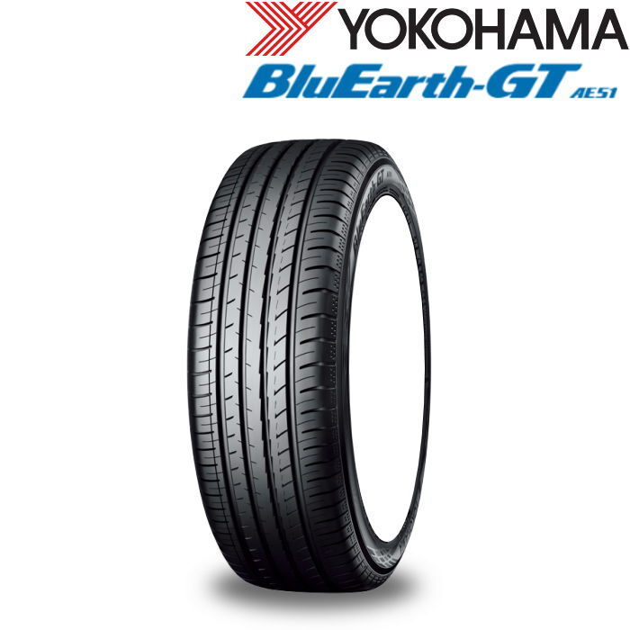 YOKOHAMA BluEarth-GT AE51 215/55R16 Laffite LE-07 ブラックポリッシュ 16インチ 6.5J+53 5H-114.3 4本セット YOKOHAMA BluEarth-GT AE51 215/55R16 Laffite LE-07 ブラックポリッシュ 16インチ 6.5J+53 5H-114.3 4本セット
