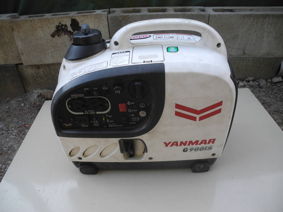 ヤンマー インバーター発電機 G900is 動作確認済み 災害対策 DIY ヤンマー インバーター発電機 G900is 動作確認済み 災害対策 DIY
