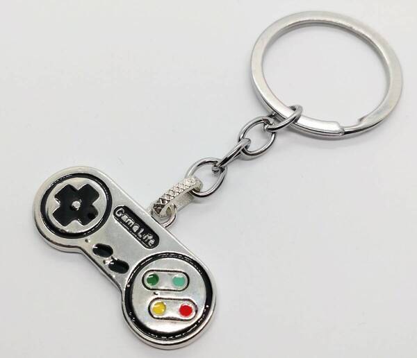 送料無料 コントローラー ゲーム 家庭用 コンパネ キーリング キーホルダー ストリート アメリカン雑貨 スマアク