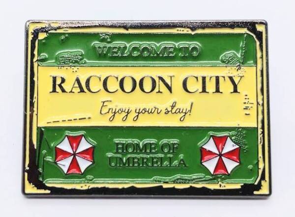 送料無料 ラクーンシティー バイオハザード アンブレラ ピンブローチ ピンズ PINS バッジ バッヂ アメリカン雑貨 スマアク