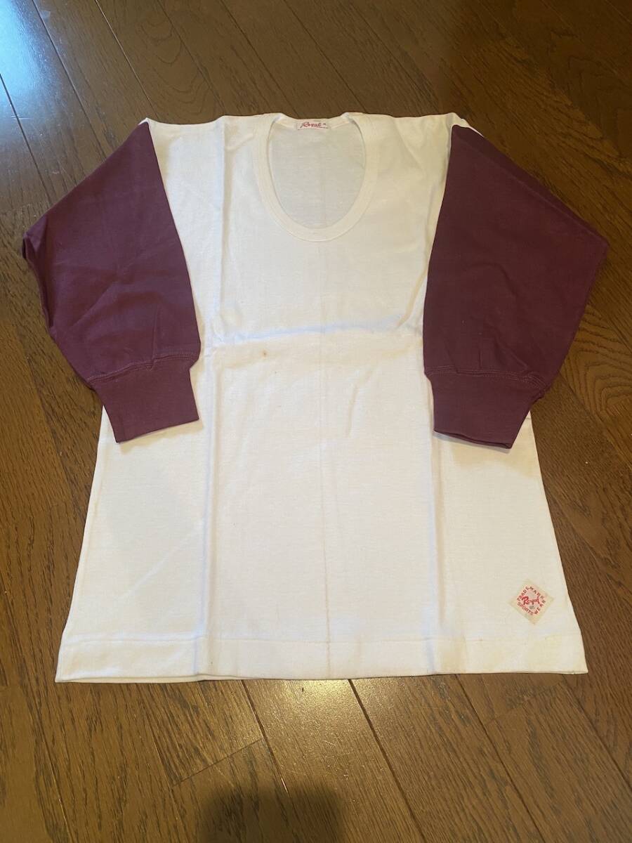 当時物 未使用 しみあり デッドストック TRADE MARK 7部 長袖