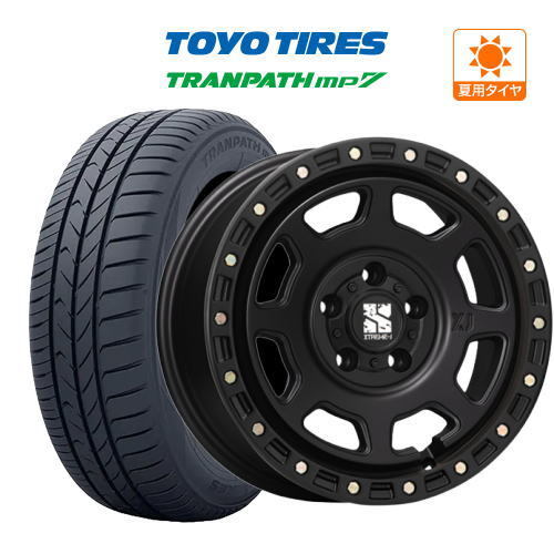 サマー ホイール 4本 5穴114.3 MLJ エクストリーム XJ07 TOYO トランパス mp7 215/70R16 デリカD5 等