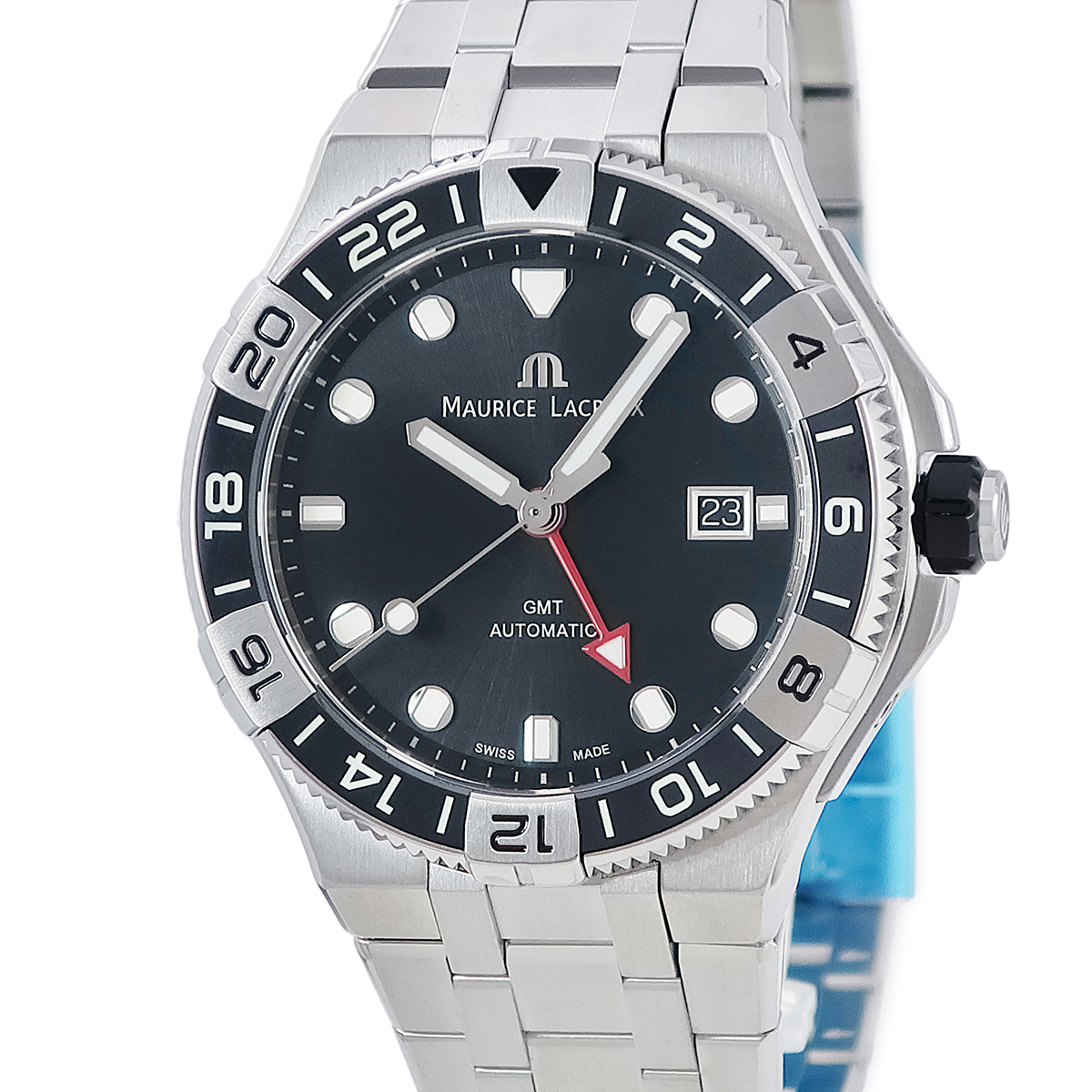 モーリスラクロア アイコン ベンチュラー GMT AI6158-SS00F-330-A 未使用 夜光インデックス 自動巻き