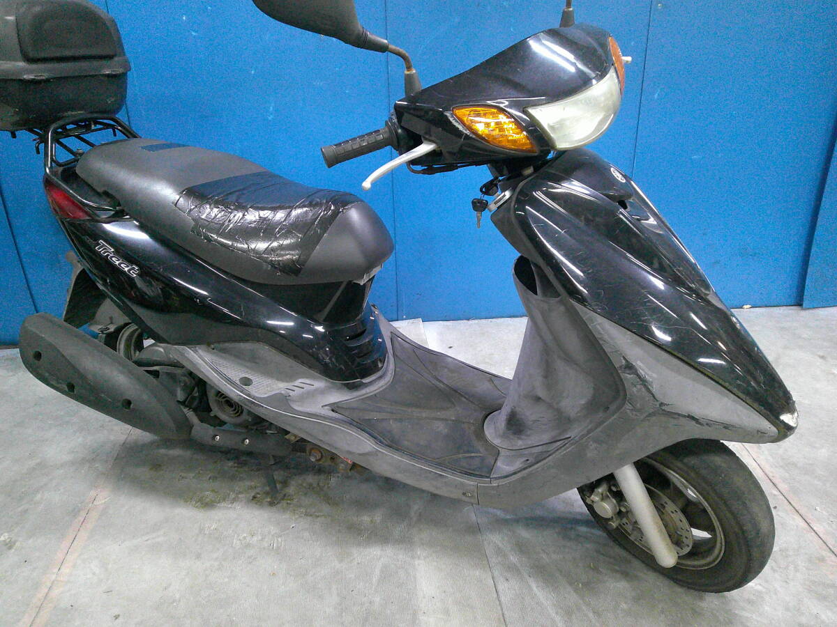 YAMAHA アクシストリート 黒 格安提供車 エンジン始動動画 半額配送キャンペーン 期間限定 現状渡し諸経費¥0- 横浜 P-Yard 045-507-6300