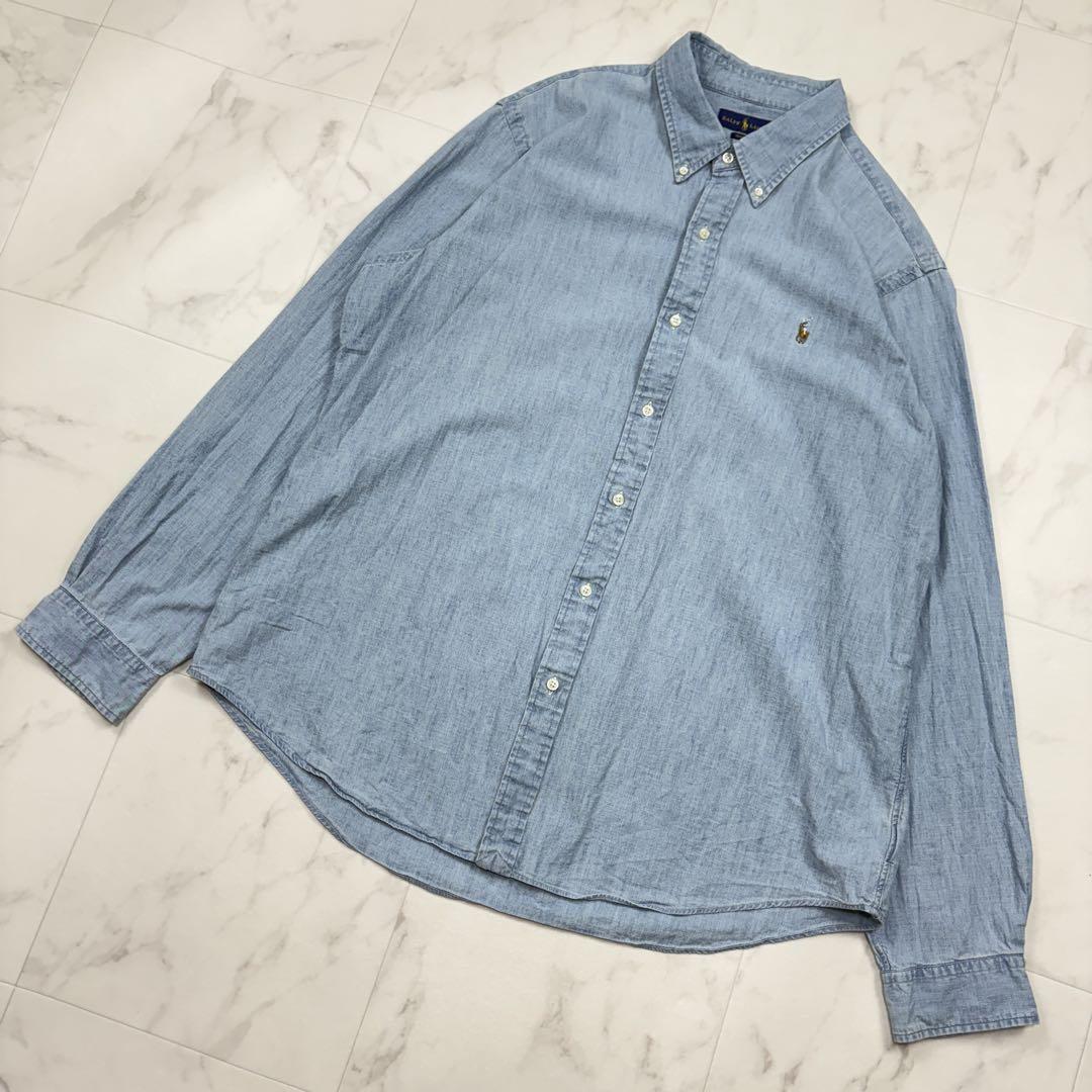 Yahoo!オークション -「ラルフ ローレン ダンガリー シャツ」の Yahoo!オークション -「ラルフ ローレン ダンガリー シャツ」の