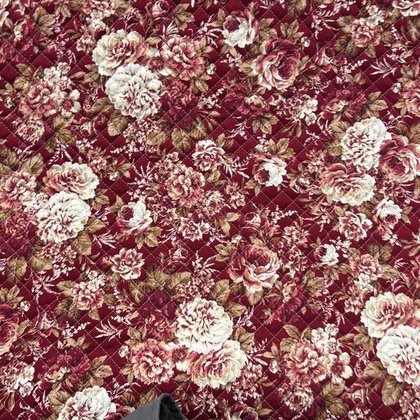 花柄キルティング 105cm×1M