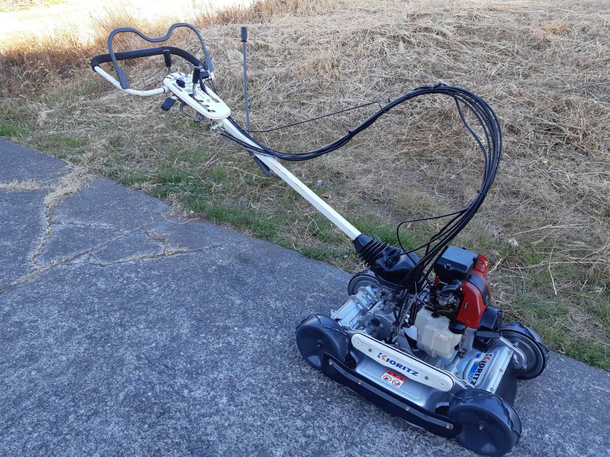 オーレック SP851 スパイダーモア 4WD 自走式草刈機 始動OK 法面