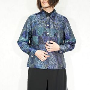 *SPECIAL ITEM* USA VINTAGE Coldwater Creek EMBROIDERY PATCHWORK DESIGN SHIRT JACKET/アメリカ古着刺繍パッチワークシャツジャケット