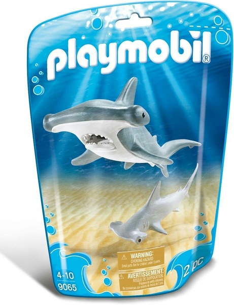 即決!新品 PLAYMOBIL 9065 ハンマーヘッドシャークの親子 水族館シリーズ プレイモービル