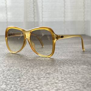 *Christian Dior monsieur Christian Dior Германия производства Vintage солнцезащитные очки optyl фирма прозрачный желтый Teardrop
