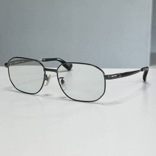 ◆Charmant シャルマン PROFITZ プロフィッツ 眼鏡フレーム 高級 眼鏡 PF23861 54□16-140mm チタン 日本製 メンズ グレー
