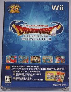 Wii 初回版 ドラゴンクエスト 1 2 3 25周年記念 ファミコン & スーパーファミコン DRAGON QUEST Ⅰ・Ⅱ・Ⅲ
