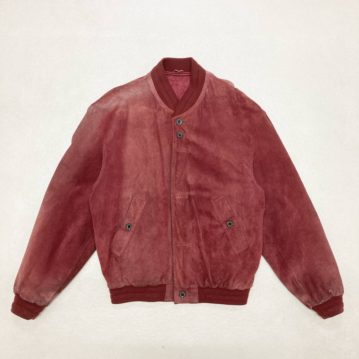 TETSUMARU】 良品】ペイトンプレイス スタジャン 切替え 袖レザ
