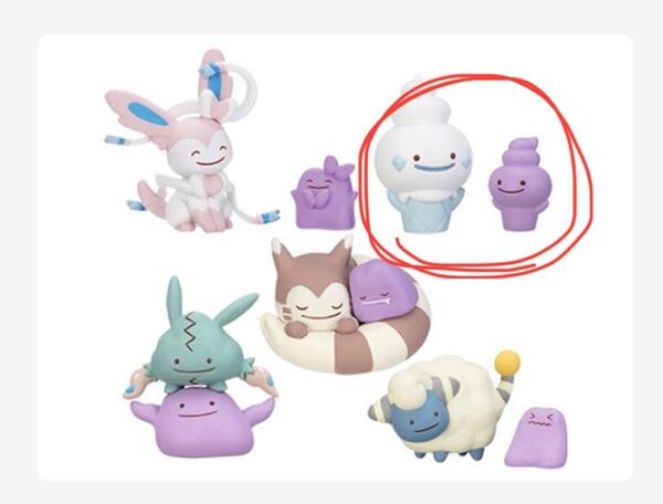 ポケモン ポケモンセンター フィギュアコレクションへんしん!メタモン バニプッチ