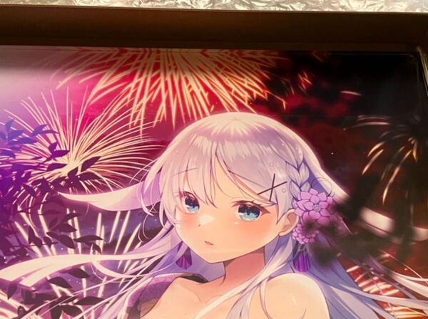 刹那にかける恋はなび 朱雀院撫子 a4 高精細アクリルアート アクリルスタンド (クリスタリア 絆きらめく恋いろは朱雀院椿 CRYSTALiA)