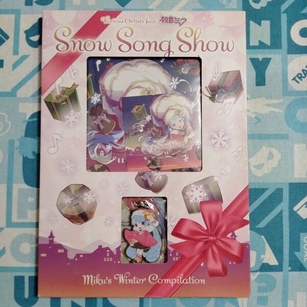 初音ミク Snow Song Show Various Artists CD ラバーストラップ クリアファイル ステッカー 未開封新品 acca