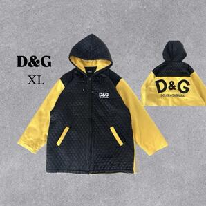 希少 D&G ドルチェ&ガッバーナ キルティング フリースジャケット XL相当