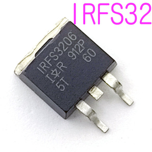 IRFS3206 Power MOSFET Nチャンネル MOSFET 60V 210 A 表面実装 パッケージD2PAK (TO-263) 3 ピン パワー MOS FET IRFS3206