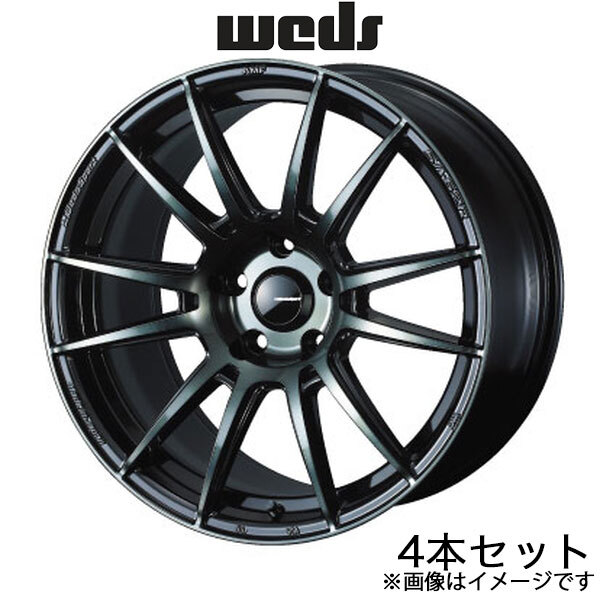 ウェッズスポーツ SA62R カローラクロス 10系 18インチ アルミホイール 4本 ウォースブラッククリア 0041770 WEDS WedsSport SA62R