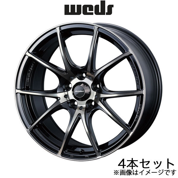 ウェッズスポーツ SA10R セレナ C28 17インチ アルミホイール 4本 ゼブラブラックブライト 0072622 WEDS WedsSport SA10R