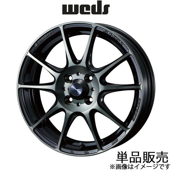 ウェッズスポーツ SA25R フィット/フィットアリア GD1～GD9 16インチ アルミホイール 1本 ウォースブラッククリア 0073691 WEDS WedsSport