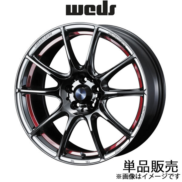 ウェッズスポーツ SA25R SX4 Sクロス YA22S/YB22S 18インチ アルミホイール 1本 レッドライトクローム 0073835 WEDS WedsSport SA25R