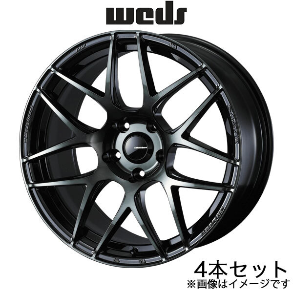 ウェッズスポーツ SA27R スカイライン V37 18インチ アルミホイール 4本 ウォースブラッククリア 0074178 WEDS WedsSport SA27R