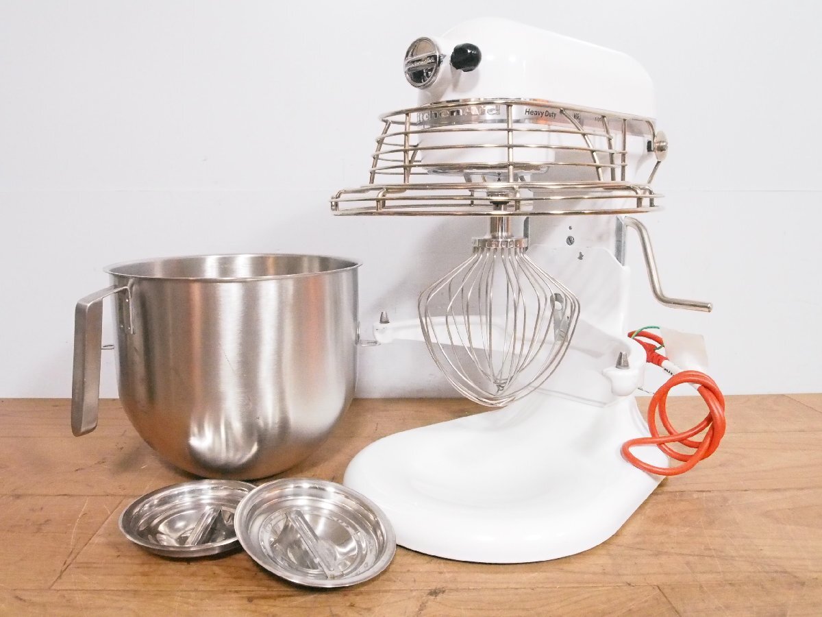 KitchenAid スタンドミキサー ホワイトKSM5 【ジャンク品】 Yahoo!オークション -「ksm5wh」の落札相場・落札価格