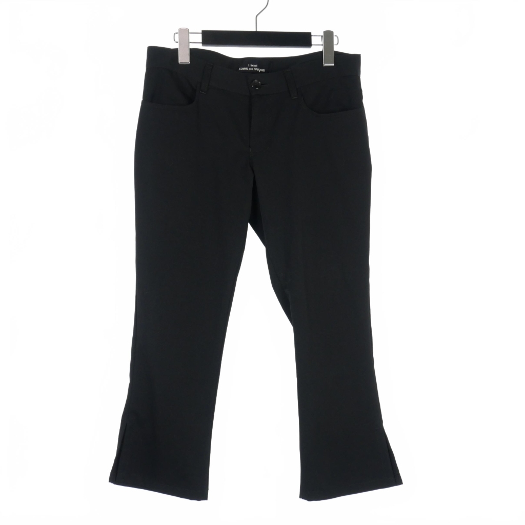 tricot COMME des GARCONS クロップドパンツ 黒 2000225F0101 Yahoo!オークション -「クロップドパンツ」(コム デ ギャルソン